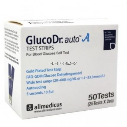 GlucoDr auto A, test paskowy, 50 pasków