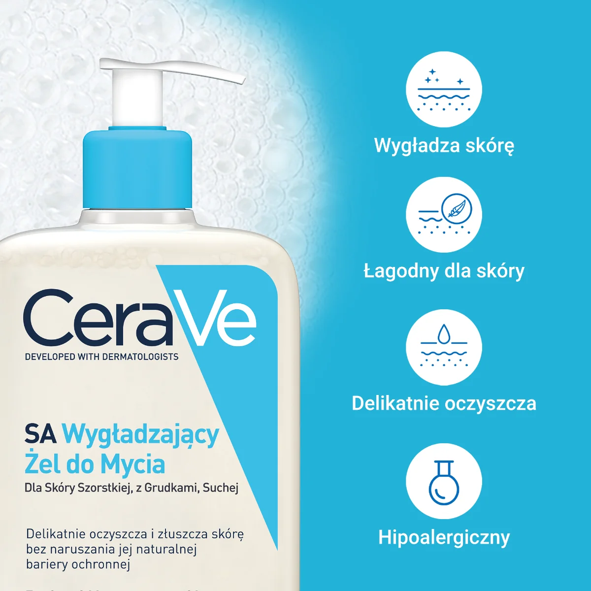 CeraVe wygładzający żel do mycia, 473 ml