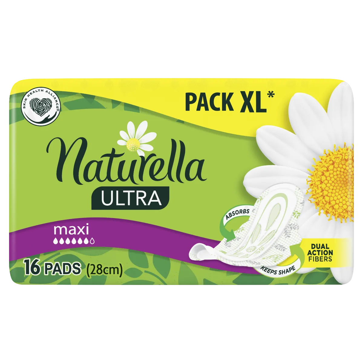 Naturella Ultra Maxi podpaski ze skrzydełkami, 16 szt. 