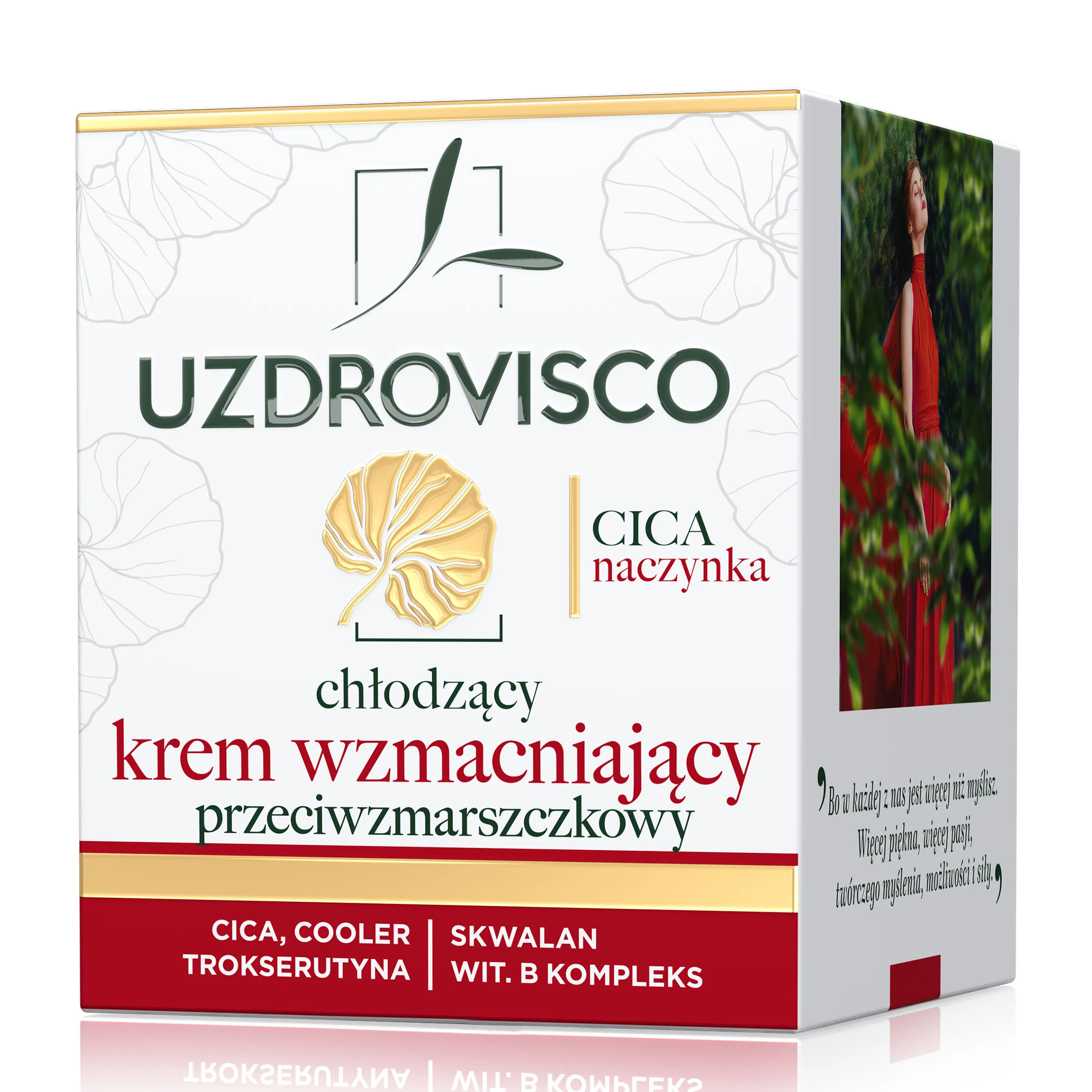 Uzdrovisco CICA Naczynka Chłodzący krem wzmacniający przeciwzmarszczkowy, 50 ml