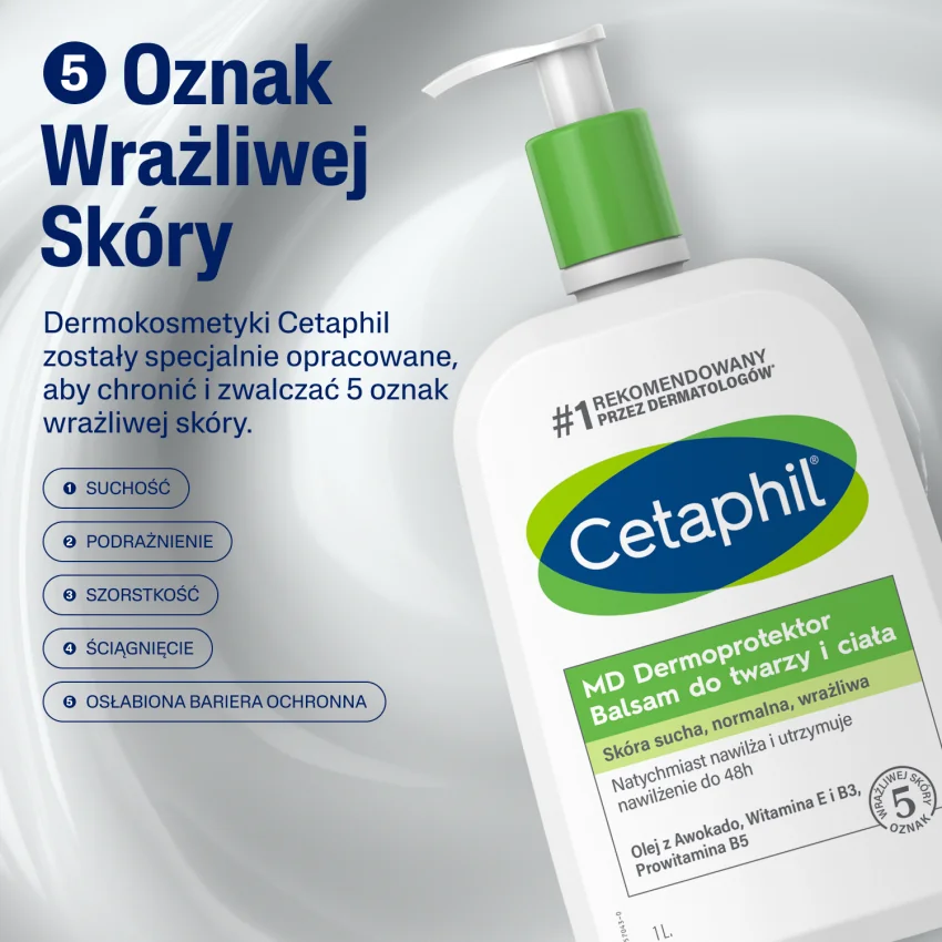 Cetaphil MD Dermoprotektor Balsam do twarzy i ciała, 1000 ml