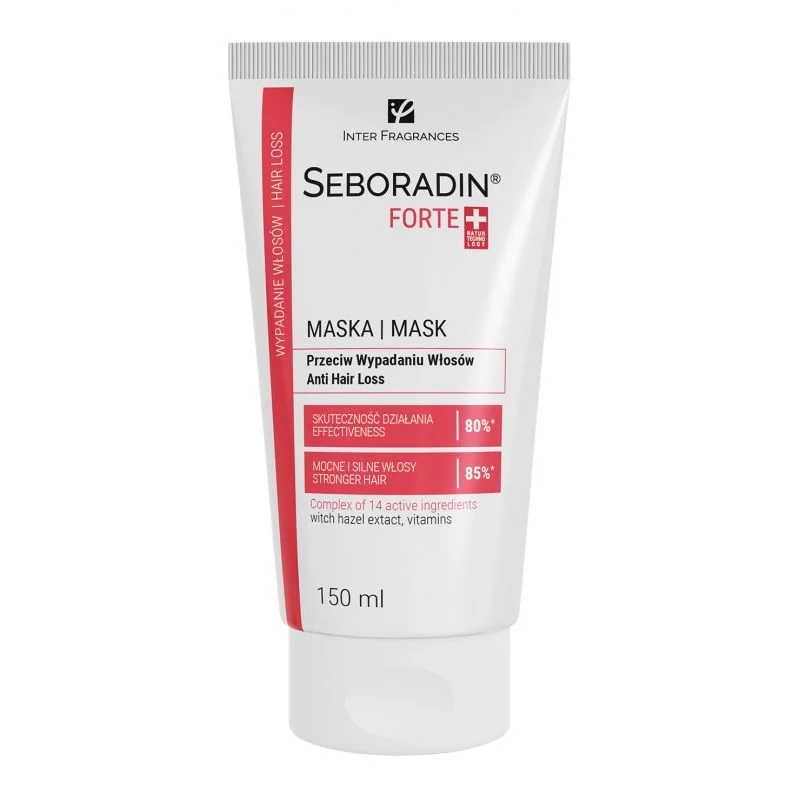 Seboradin Forte, maska przeciw wypadaniu włosów, 150 ml