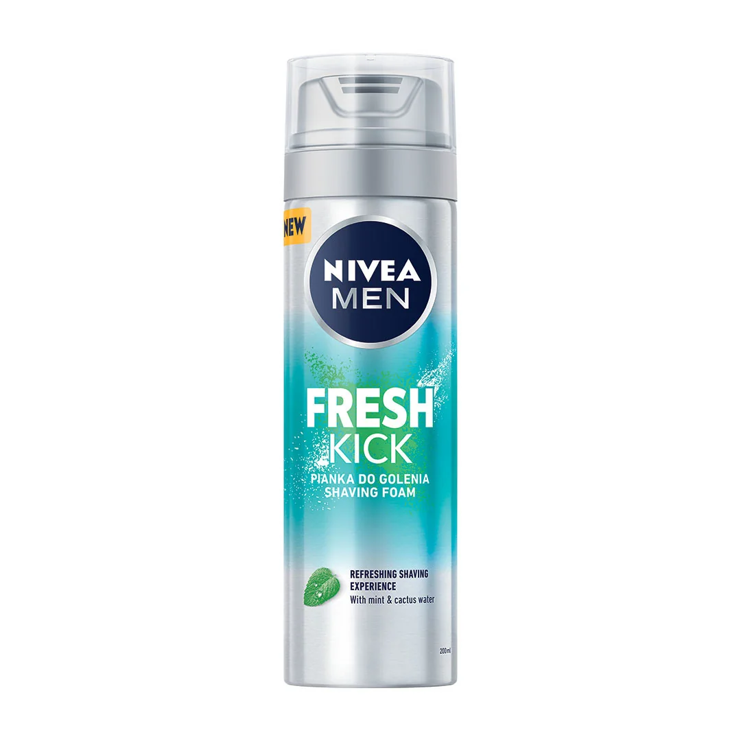 Nivea Men Fresh Kick pianka do golenia, 100 ml