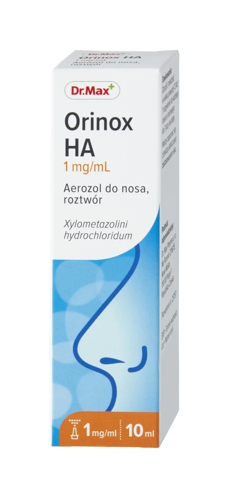 Orinox HA 0,1% Dr.Max, aerozol do nosa, 10 ml