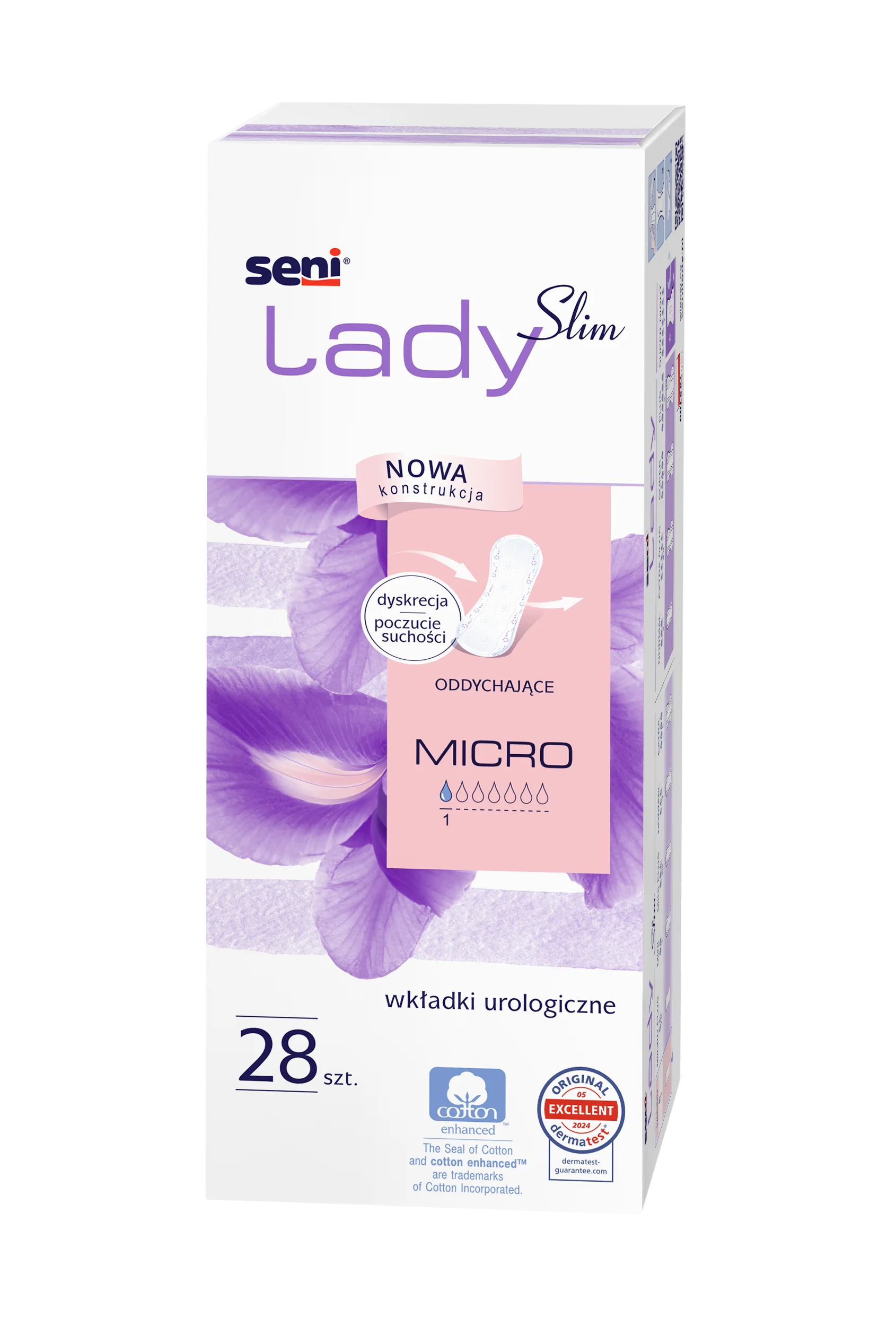 Seni Lady Slim Micro wkładki urologiczne dla kobiet, 28 szt.