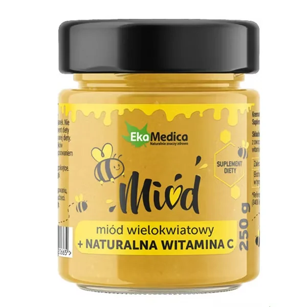 EKAMEDICA Miód wielokw. natur. wit. C 250g