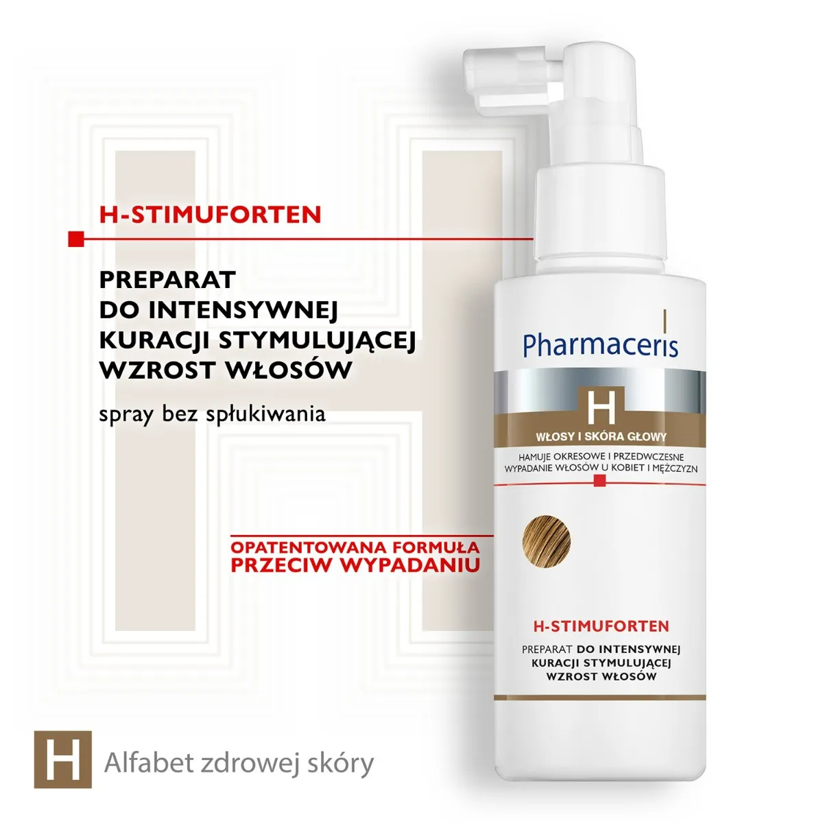Pharmaceris H Stimuforten, preparat do intensywnej kuracji stymulującej wzrost włosów, 125 ml 