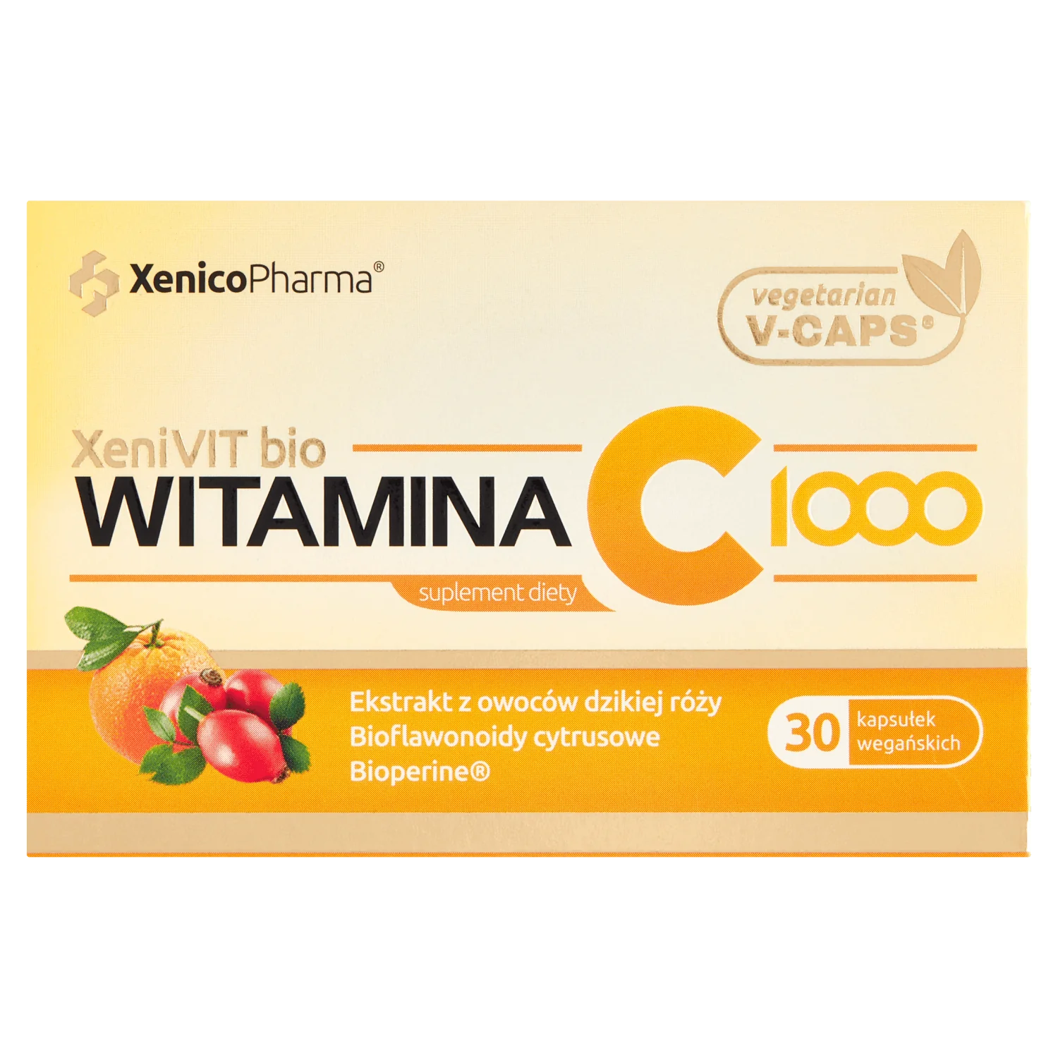 XeniVIT bio Witamina C 1000 suplement diety, kapsułka miękka, 30 sztuk