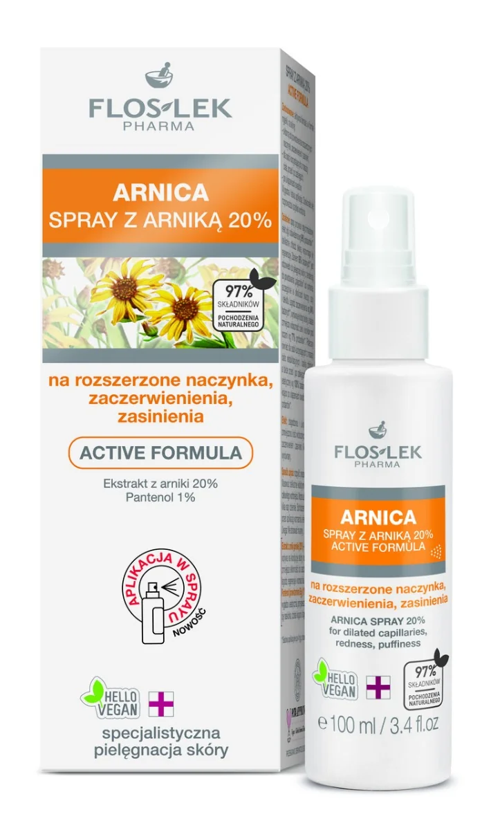 Floslek Arnica, spray z arniką 20%, 100 ml