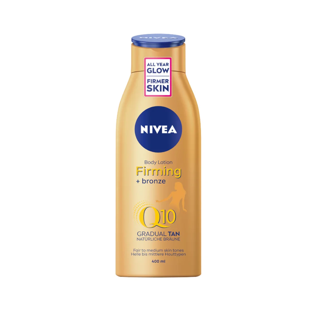 Nivea Q10 ujędrniający balsam do ciała z efektem brązującym, 400 ml