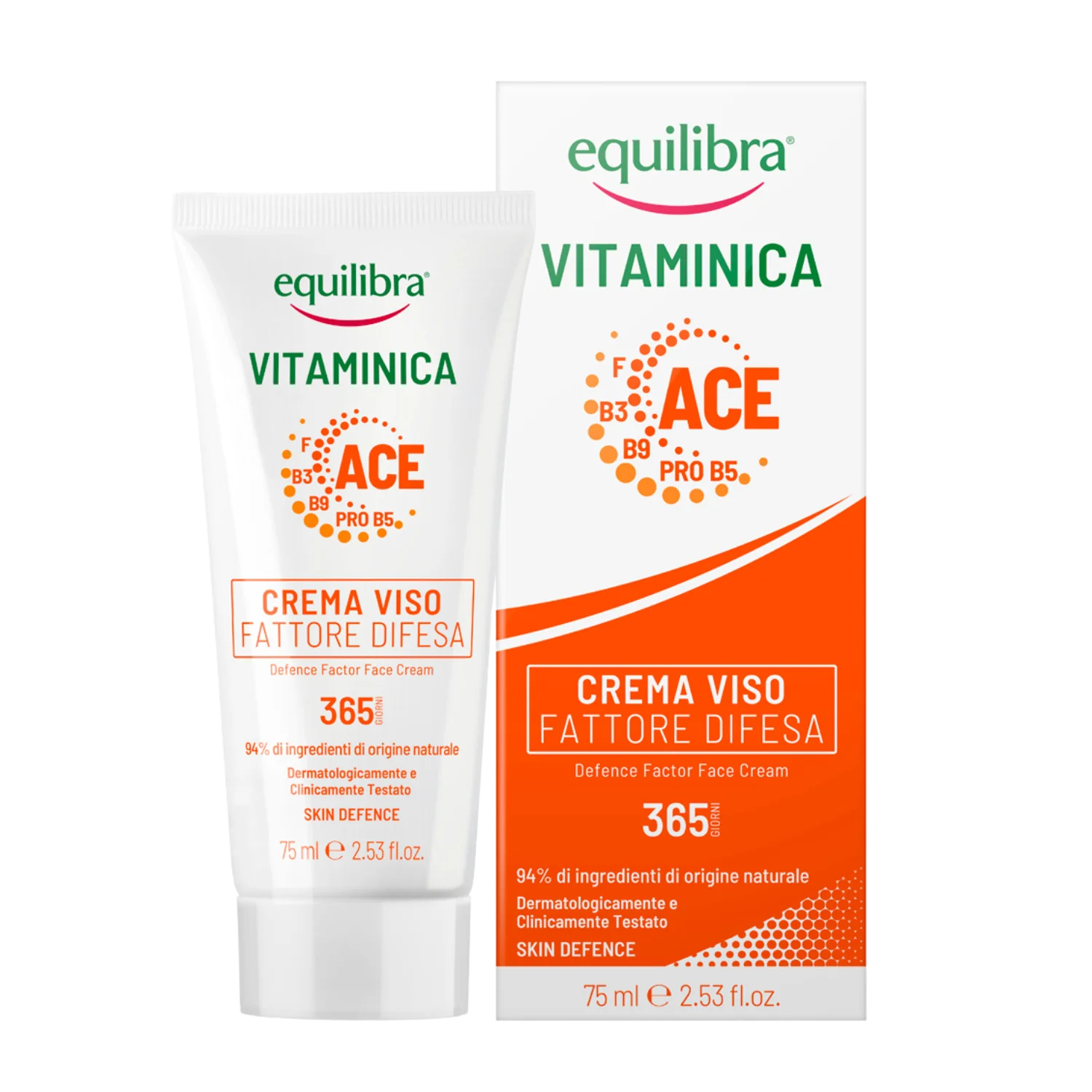 Equlibra Vitaminica, Defence Factor krem ochronny do twarzy, 75 ml