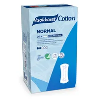 Vuokkoset Cotton Normal ekologiczne wkładki higieniczne, 26 szt.