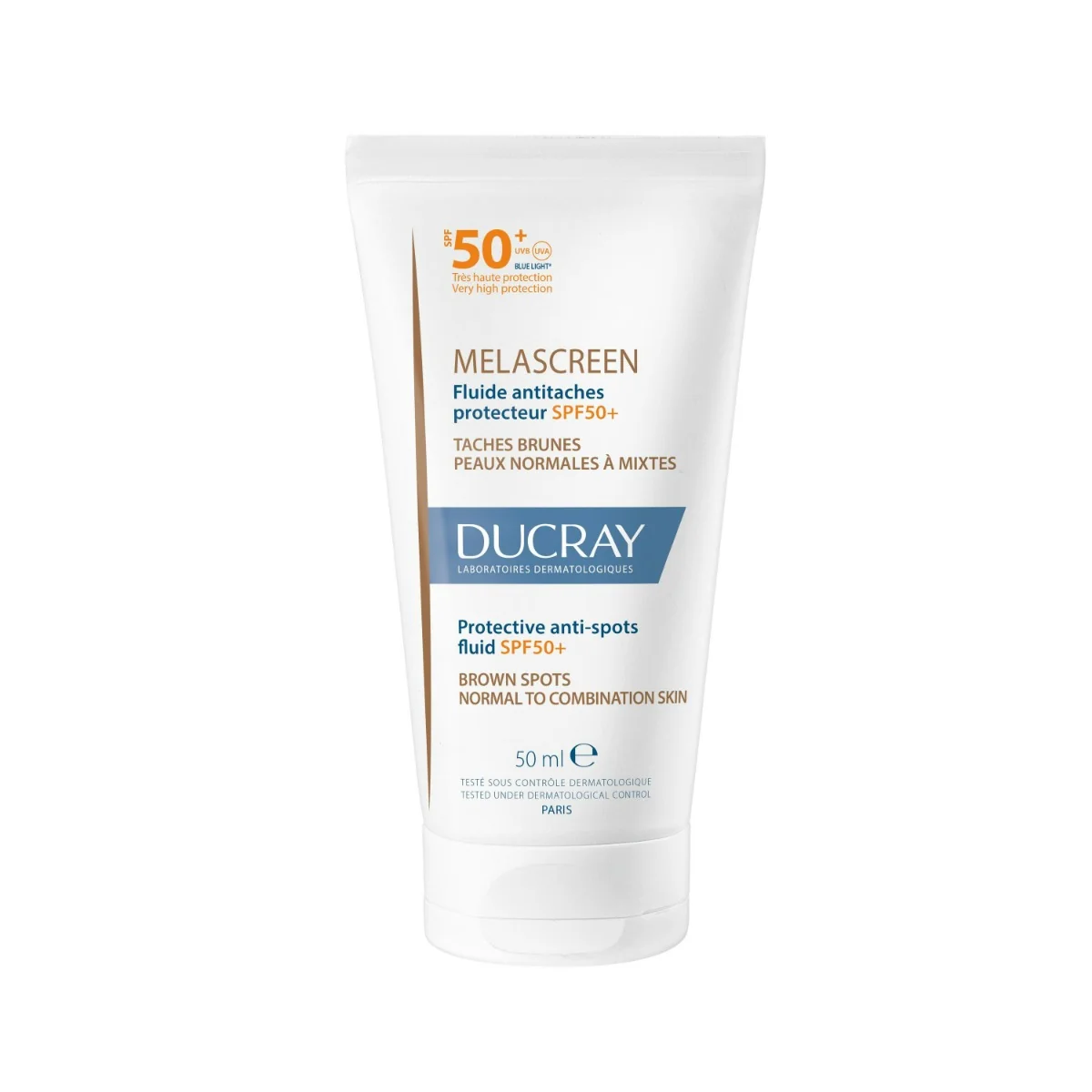 Ducray MELASCREEN, Fluid ochronny przeciw przebarwieniom SPF50+, 50 ml