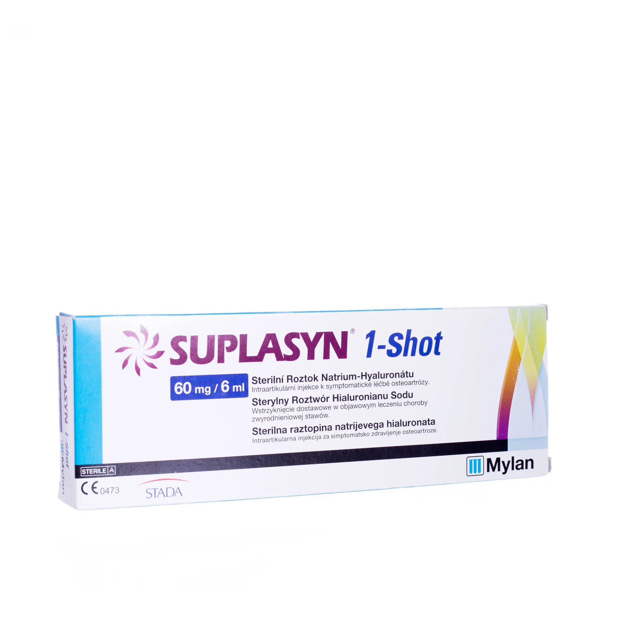 Suplasyn 1-shot 60 mg/ 6 ml, sterylny roztwór hialuronianu sodu, 1 ampułkostrzykawka