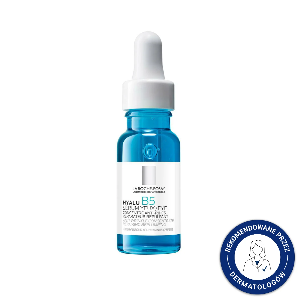 La Roche-Posay Hyalu B5 Eye Serum, Przeciwzmarszczkowe serum do skóry okolic oczu, 15 ml