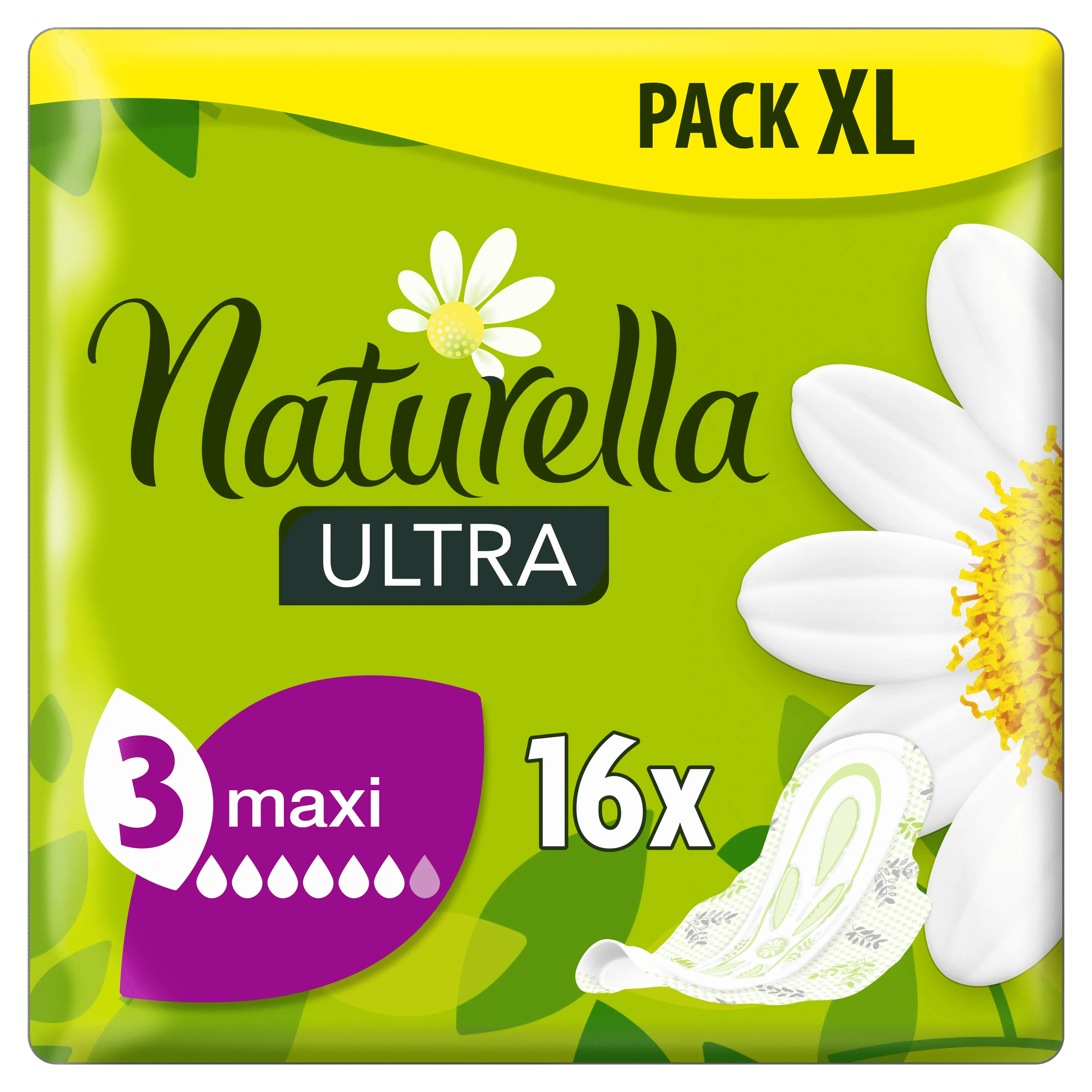 Naturella Ultra Maxi podpaski ze skrzydełkami, 16 szt.