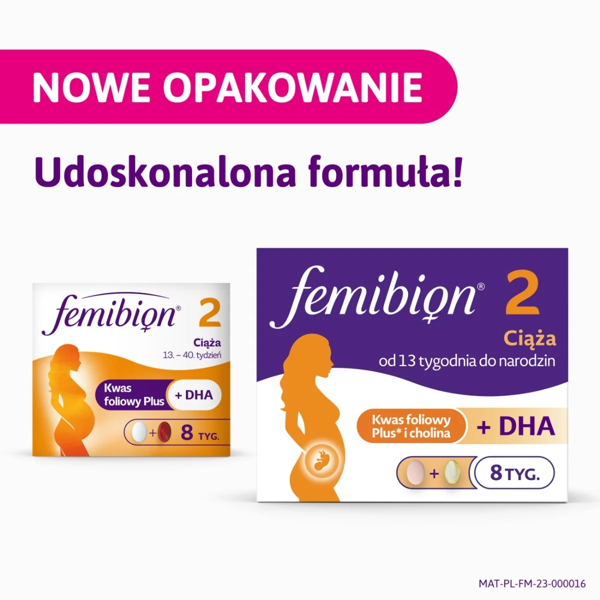 Femibion 2 Ciąża suplement diety, 56 tabletek + 56 kapsułek