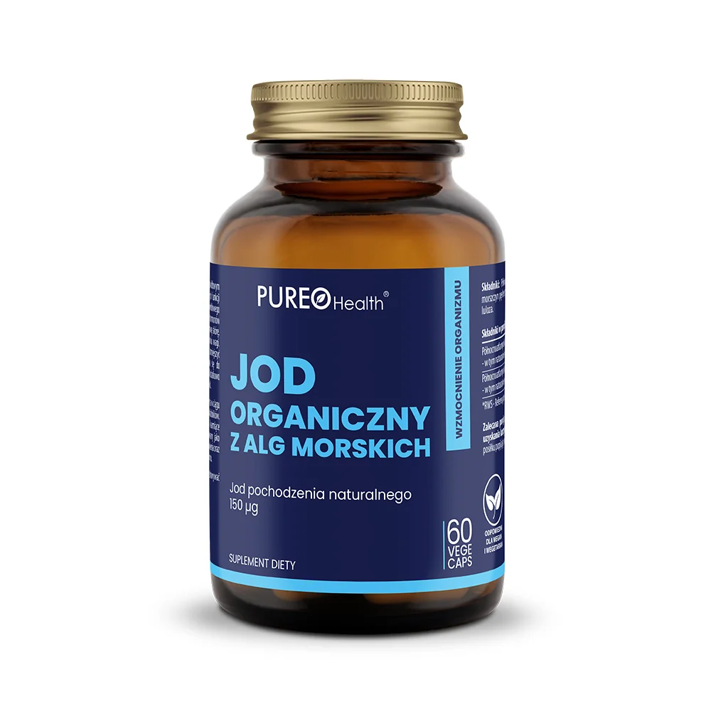 Pureo Health, Jod organiczny z alg morskich, 60 kapsułek