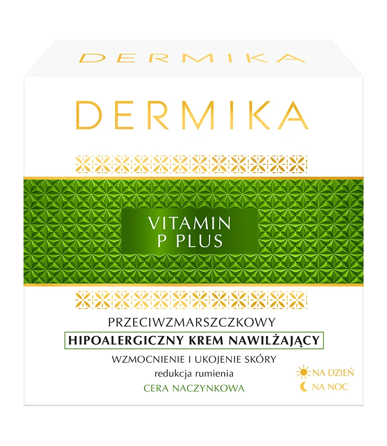 Dermika Vitamin P Plus hipoalergiczny krem nawilżający na dzień i na noc, 50 ml