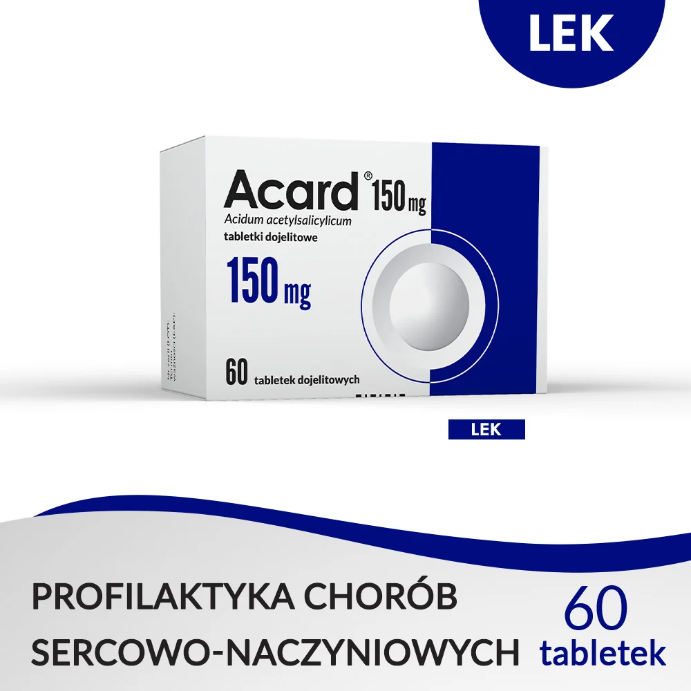 Acard, 150 mg, 60 tabletek