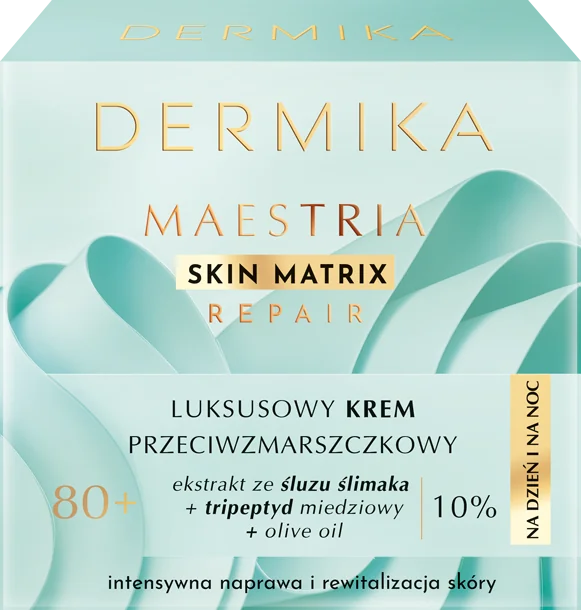 Dermika Maestria luksusowy krem przeciwzmarszczkowy 80+ na dzień i na noc, 50 ml