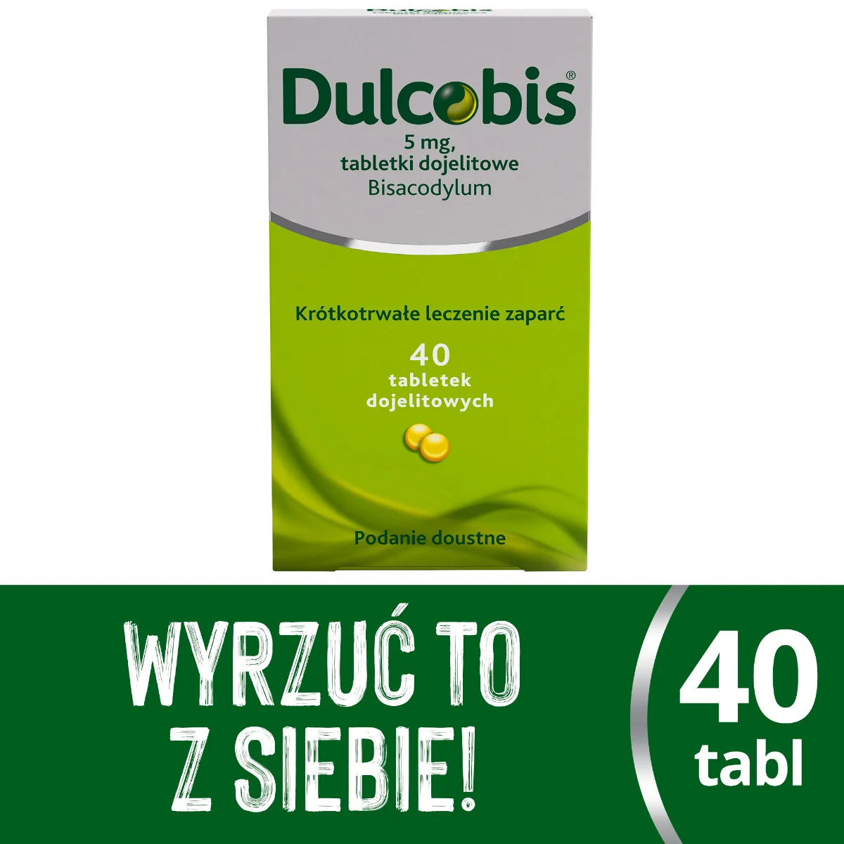 Dulcobis 5 mg, 40 tabletek dojelitowych