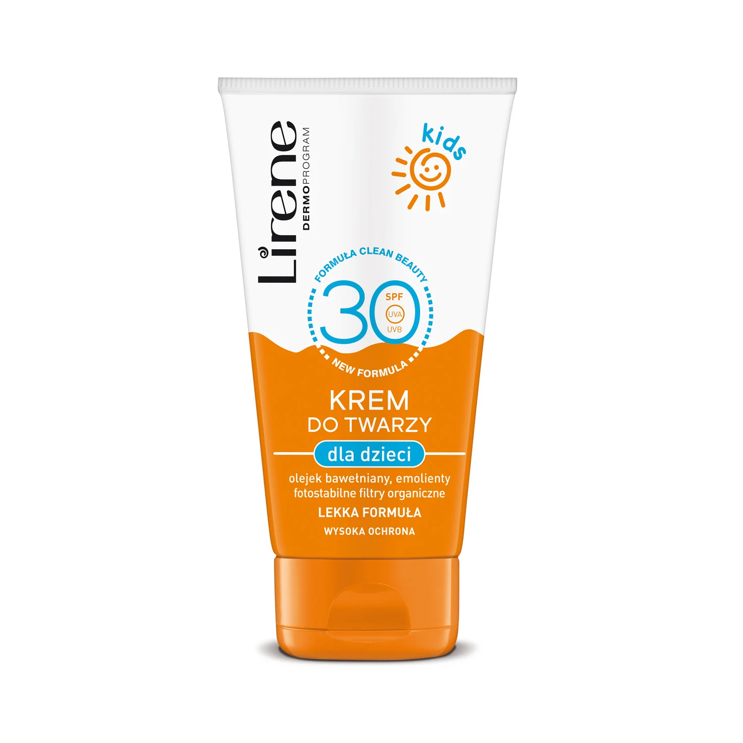 Lirene Sun Kids, krem do twarzy dla dzieci SPF 30, 50 ml