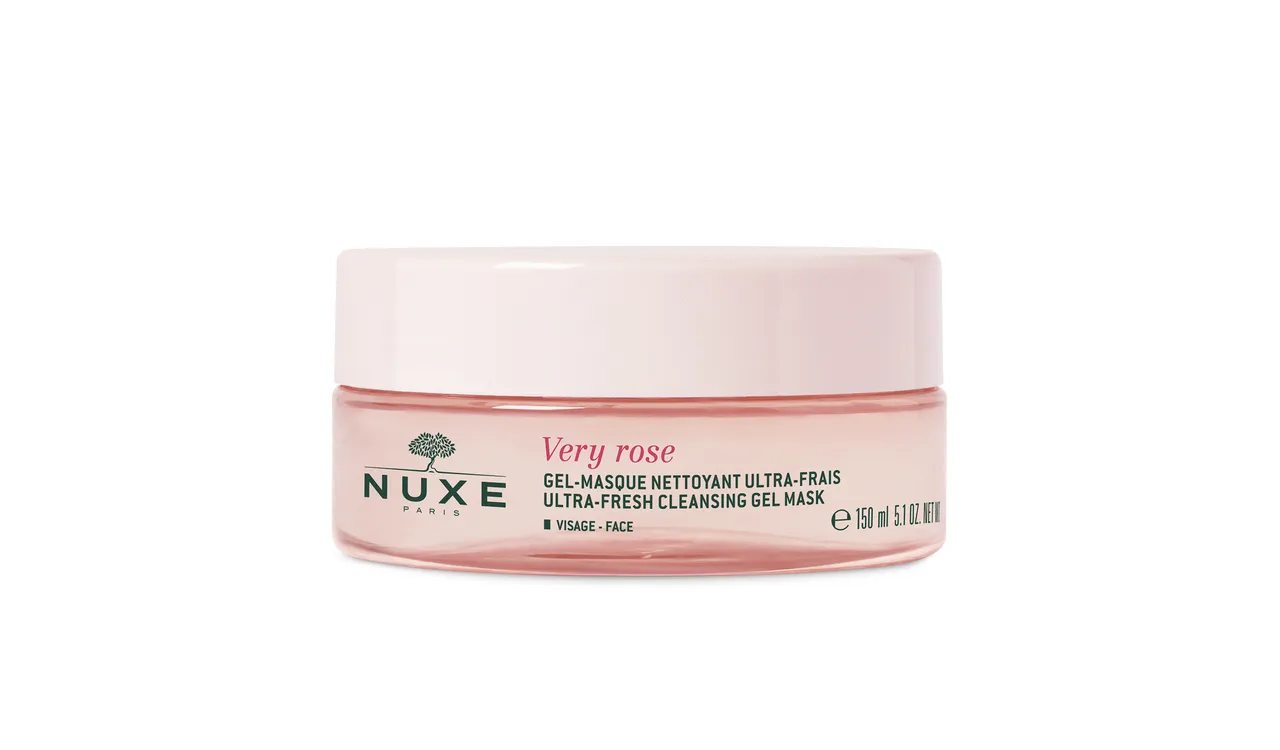 Nuxe Very Rose, ultraświeża żelowa maska oczyszczająca, 150 ml