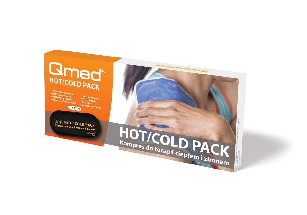 Qmed Hot Cold Pack, kompres do terapii ciepłem i zimnem 13x27 cm, 1 szt.