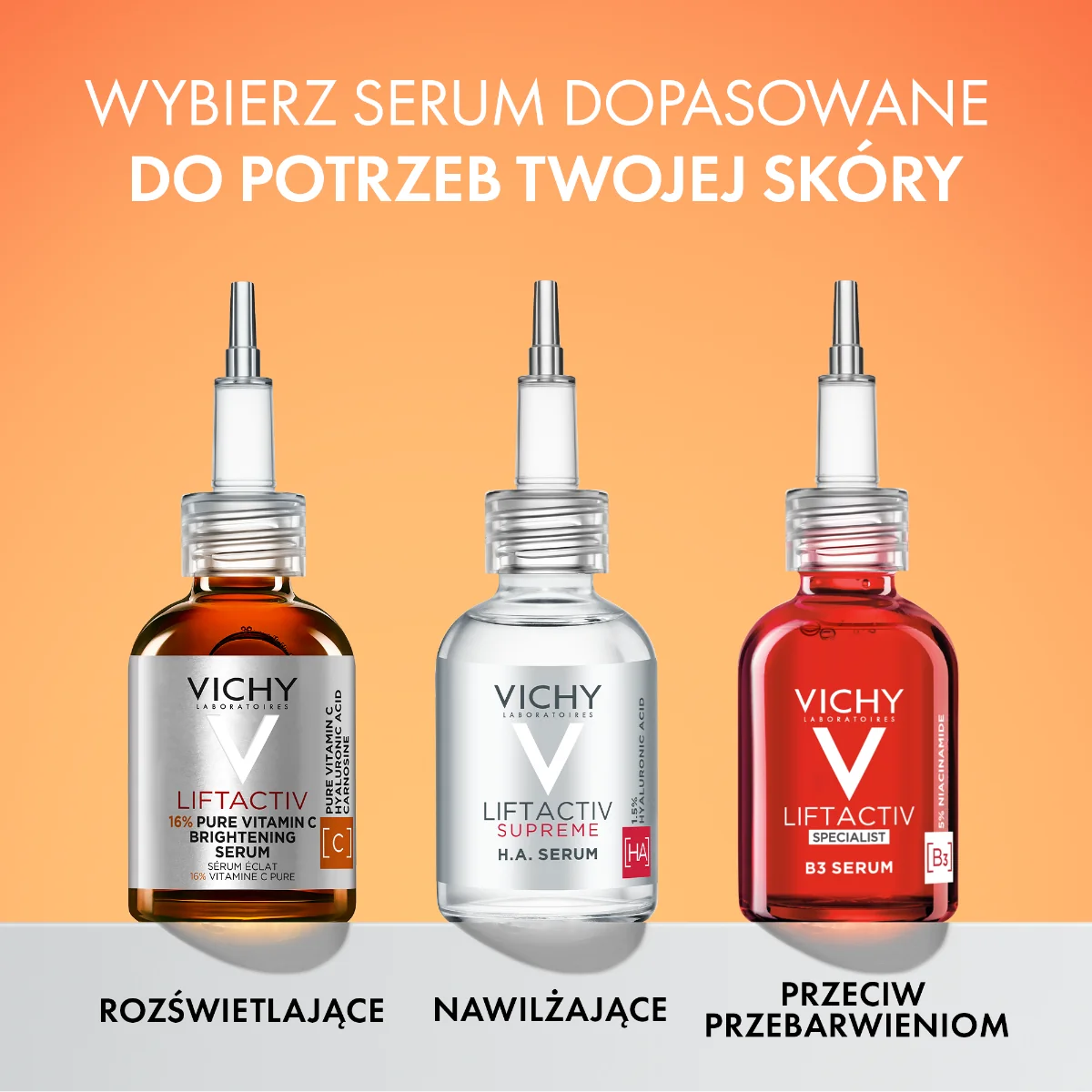 Vichy Liftactiv Supreme Vitamin C serum rozświetlające z 15% czystej witaminy C, 20 ml