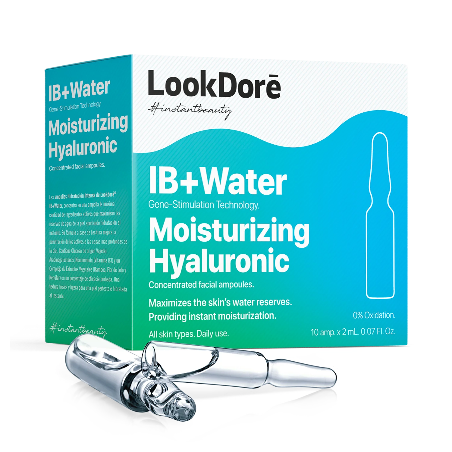 LookDoré IB+Water Hidrante Hialurónico, ampułki nawilżające, 10 x 2 ml