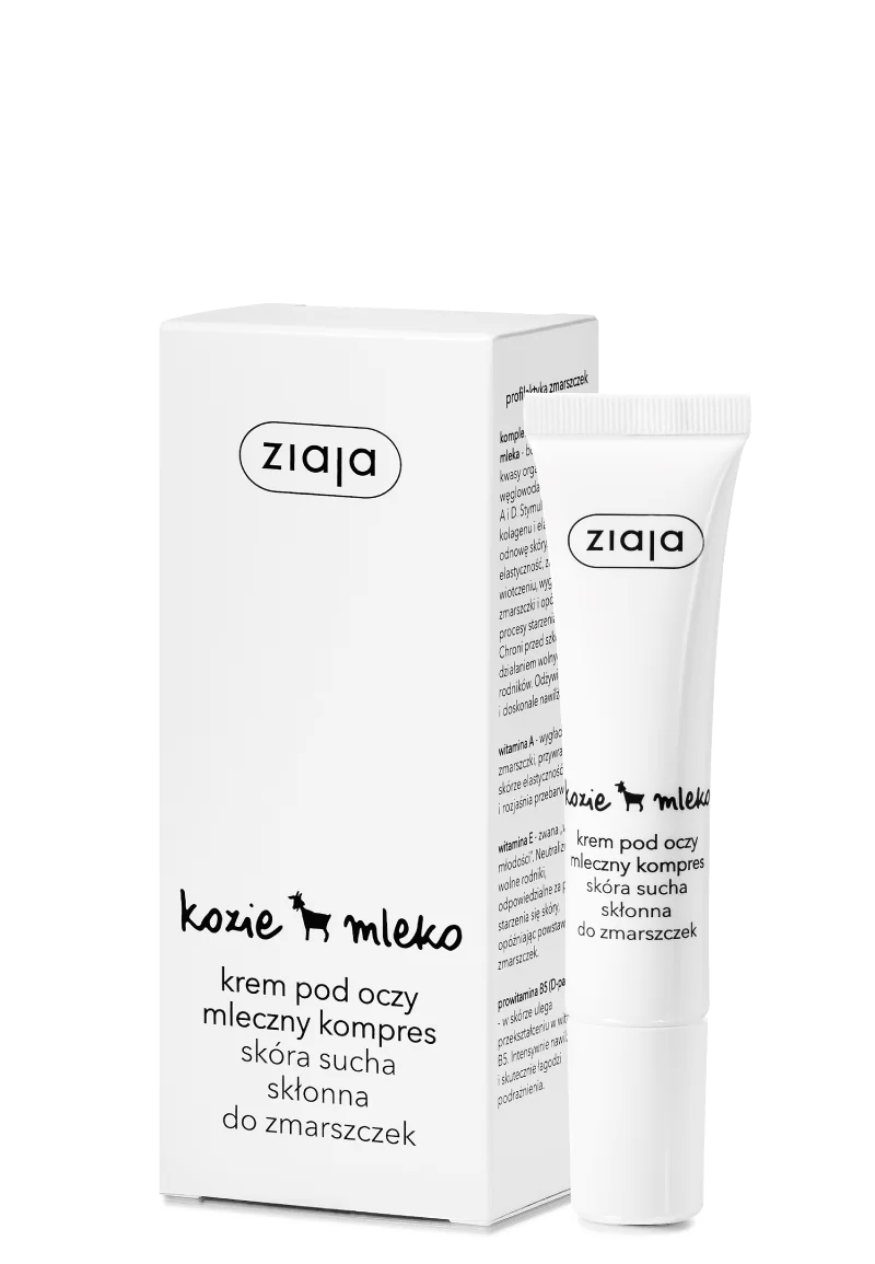 Ziaja, Kozie mleko, krem pod oczy, 15 ml