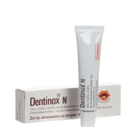 Dentinox N (150 mg + 3,4 mg + 32 mg)/g, żel do stosowania na dziąsła, 10 g