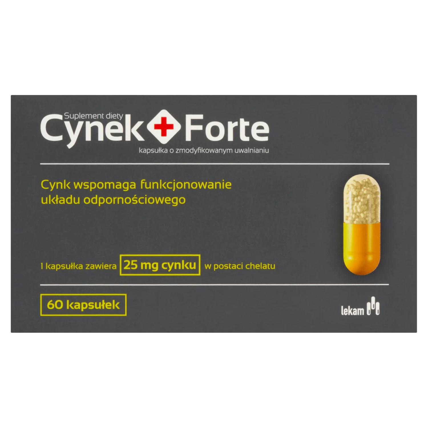 Cynek Forte, suplement diety, 60 kapsułki