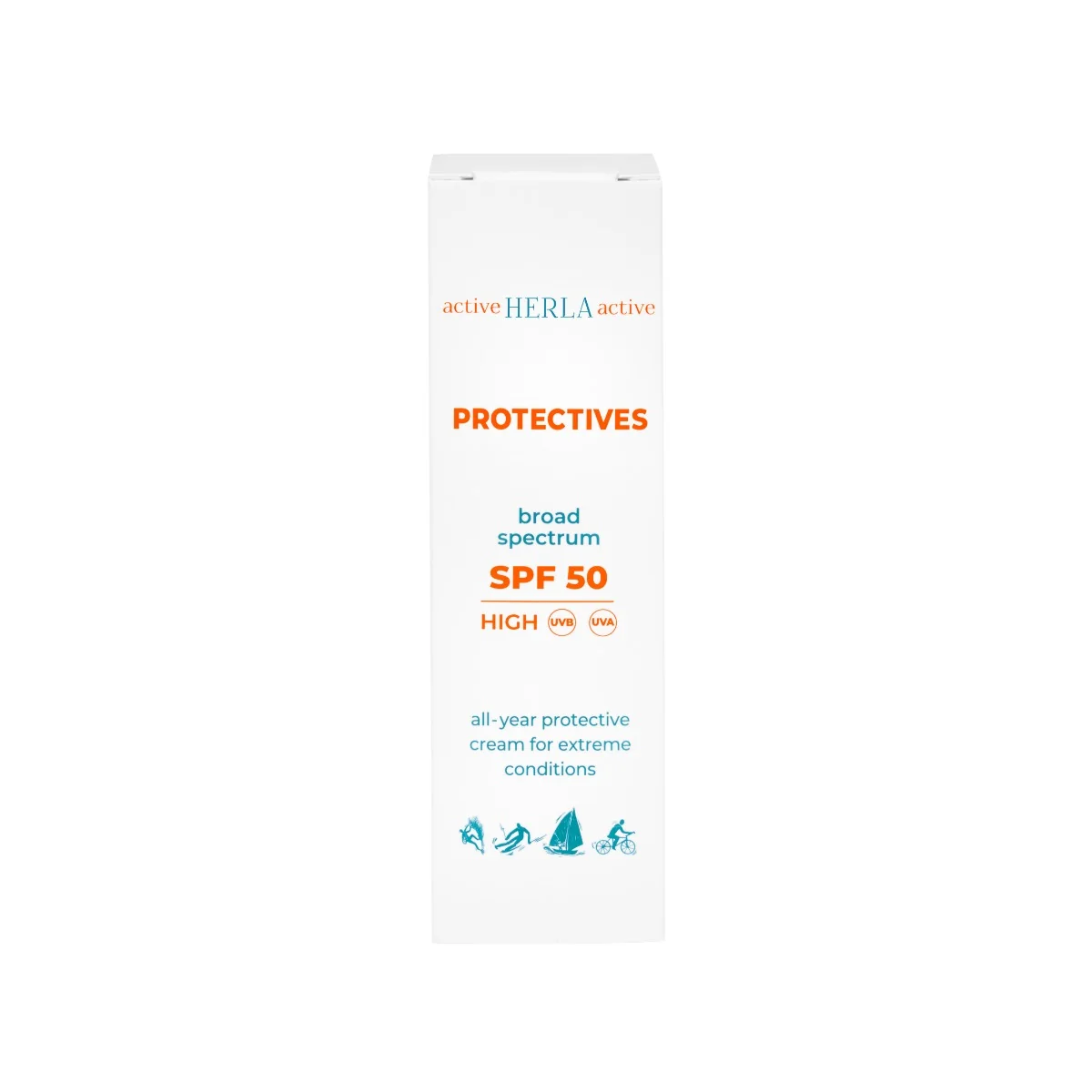 Herla Active Protectives, krem całoroczny dla ochrony skóry SPF 50 w ekstremalnych warunkach pogodowych, 50 ml