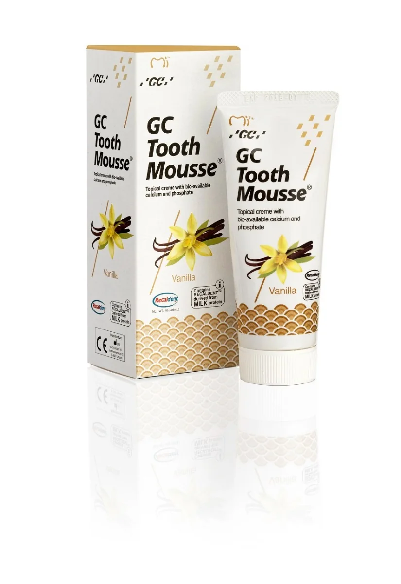 GC Tooth Mousse, Pasta bez fluoru Wanilia, 35ml