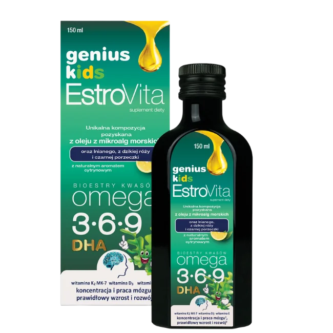 EstroVita Genius Kids, suplement diety, 150 ml