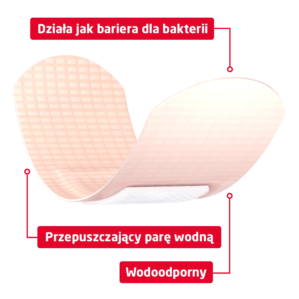 Leukoplast Barrier, plaster z opatrunkiem, 20 sztuk 