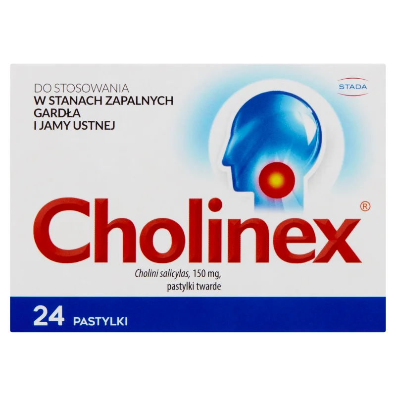 Cholinex 24 pastylki twarde