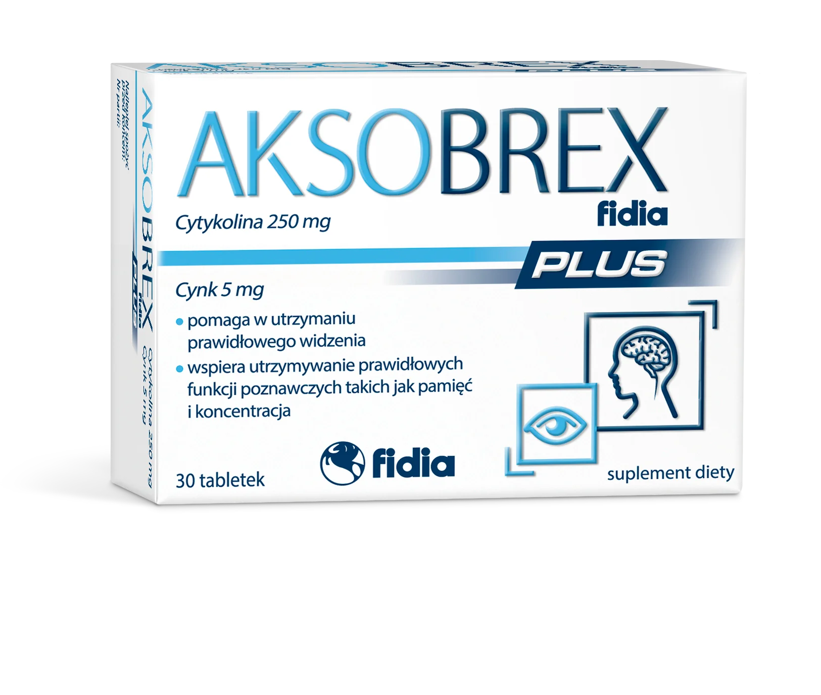 Aksobrex Fidia Plus, 30 tabletek