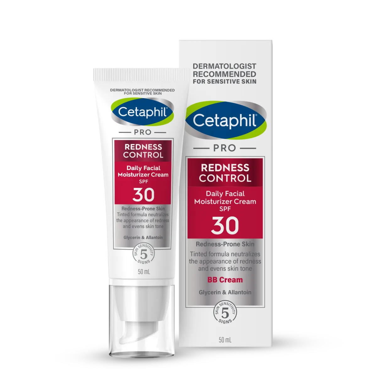 Cetaphil Pro Redness Control, krem nawilżający na dzień, skóra wrażliwa, SPF 30, 50 ml 
