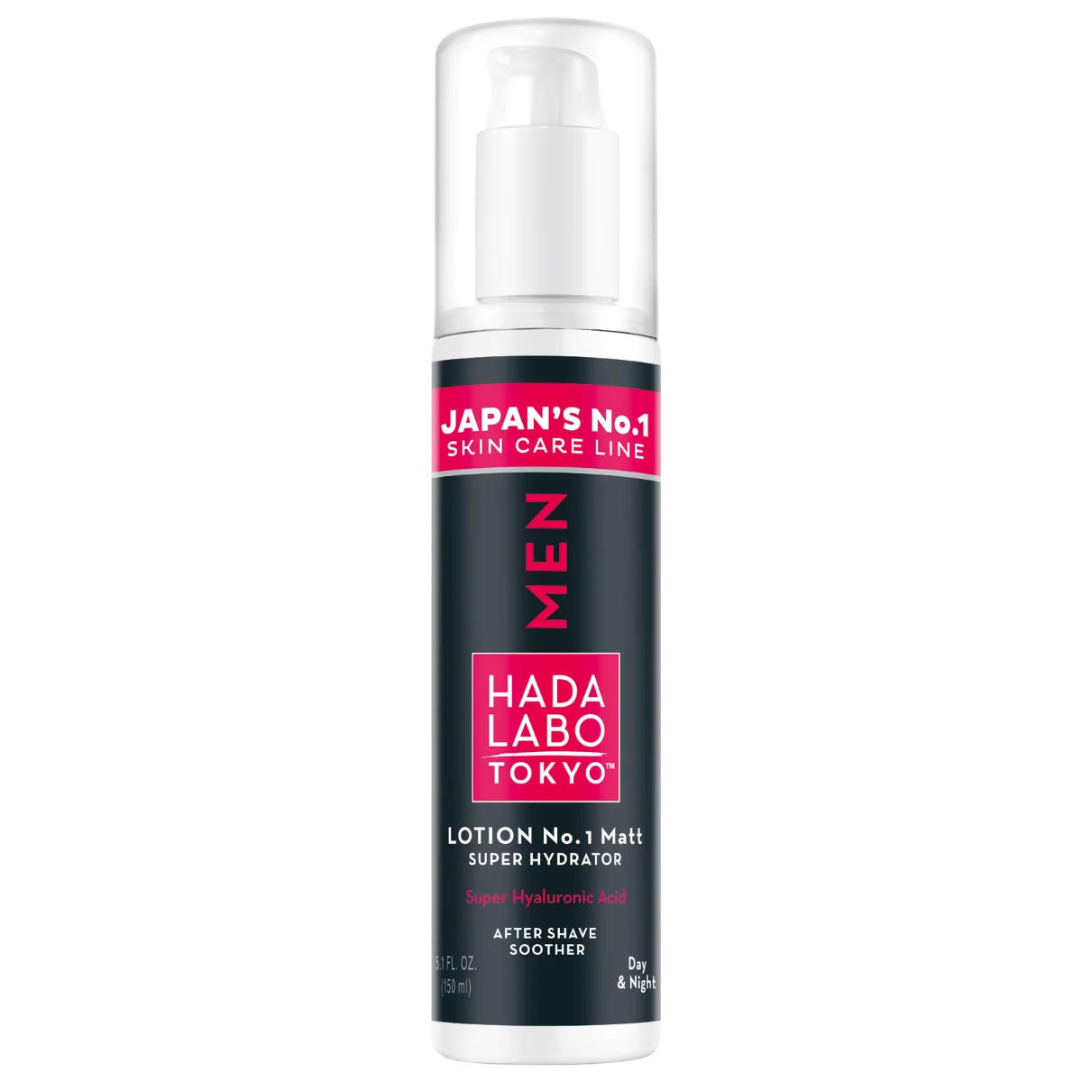 Hada Labo Tokyo Men Lotion No.1 Matt Super Hydrator, silnie nawilżający i matujący skórę lotion dla mężczyzn, 150 ml