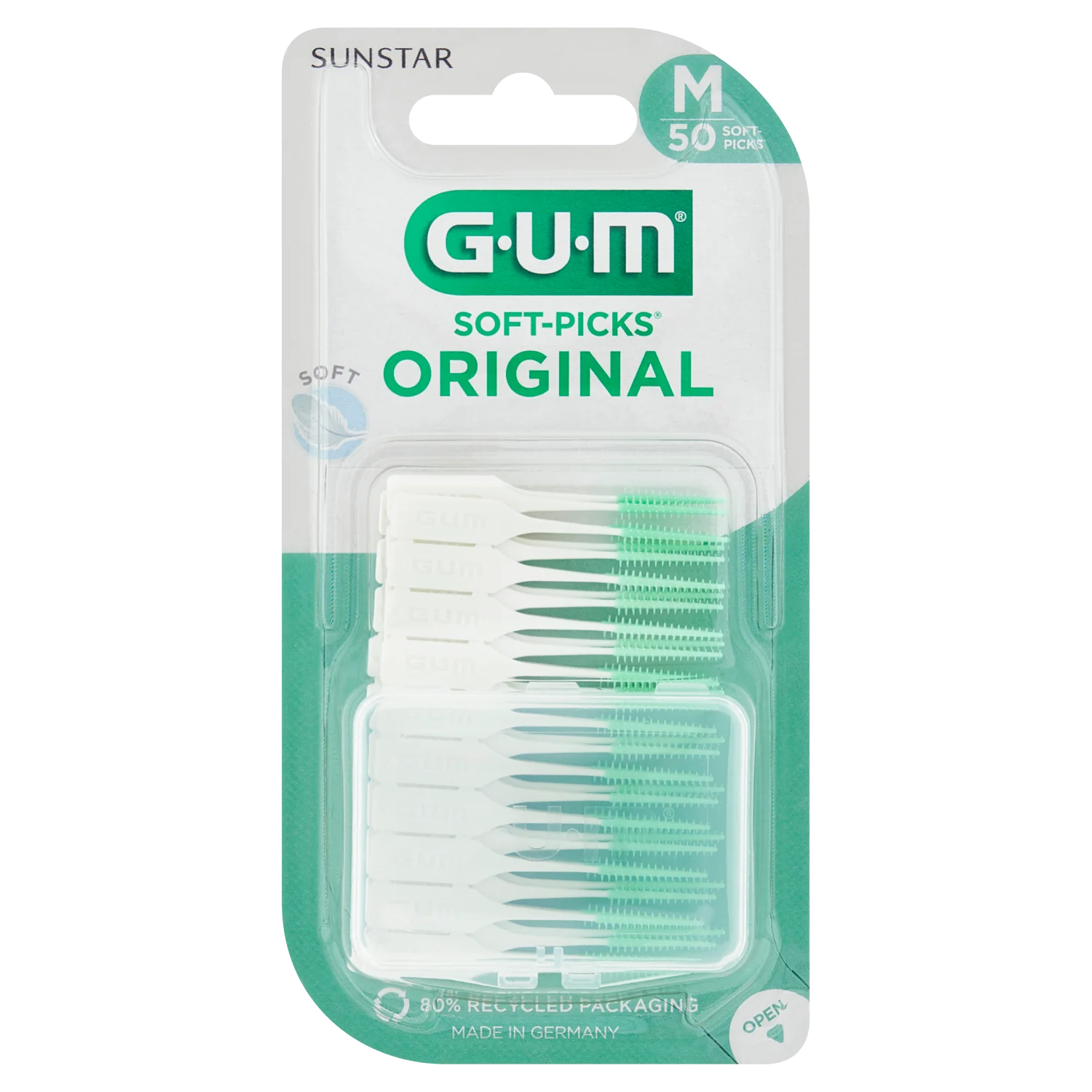 Sunstar Gum Soft-Picks Original Czyściki międzyzębowe Medium, 50 sztuk