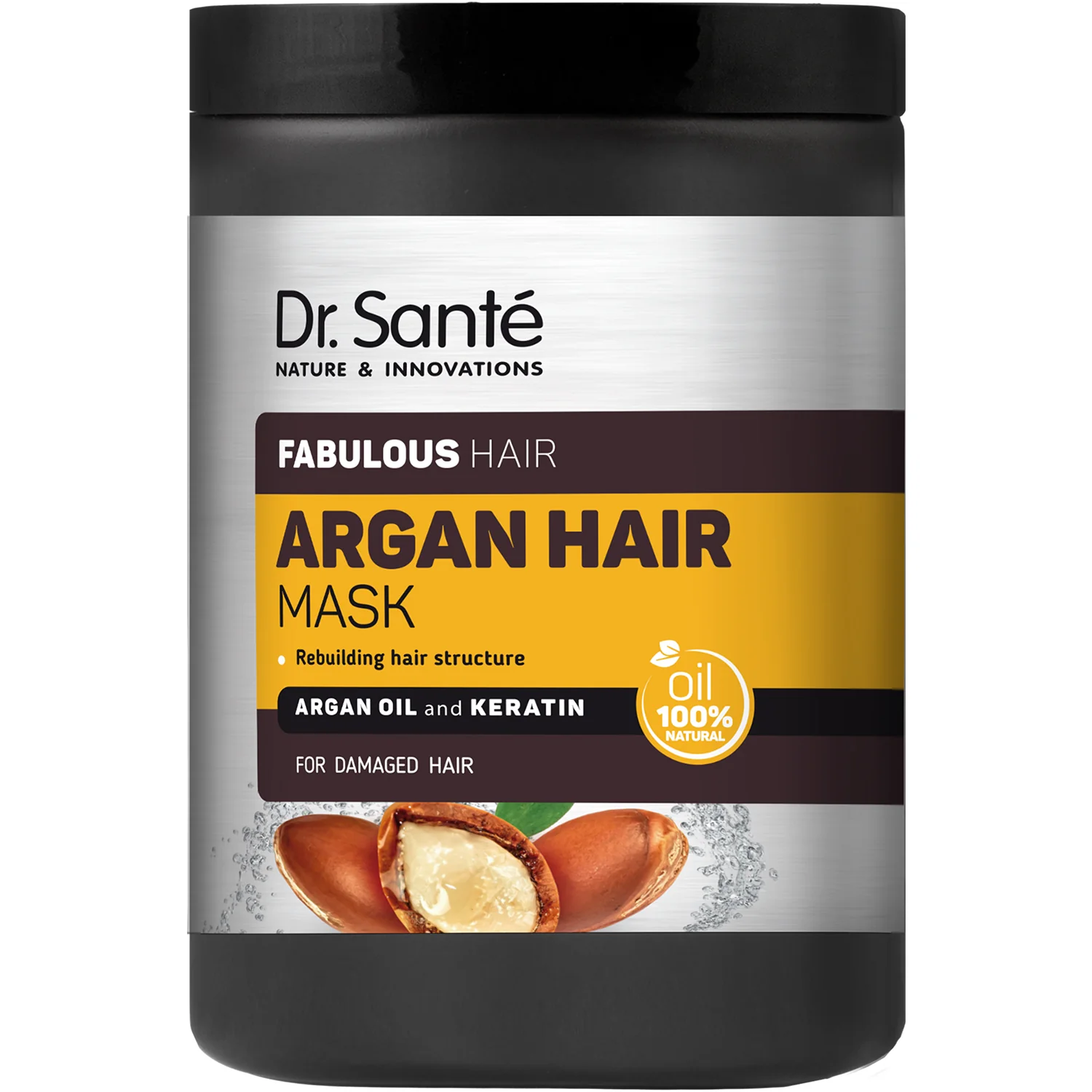 Dr. Santé Argan Hair  maska do włosów uszkodzonych, 1000 ml