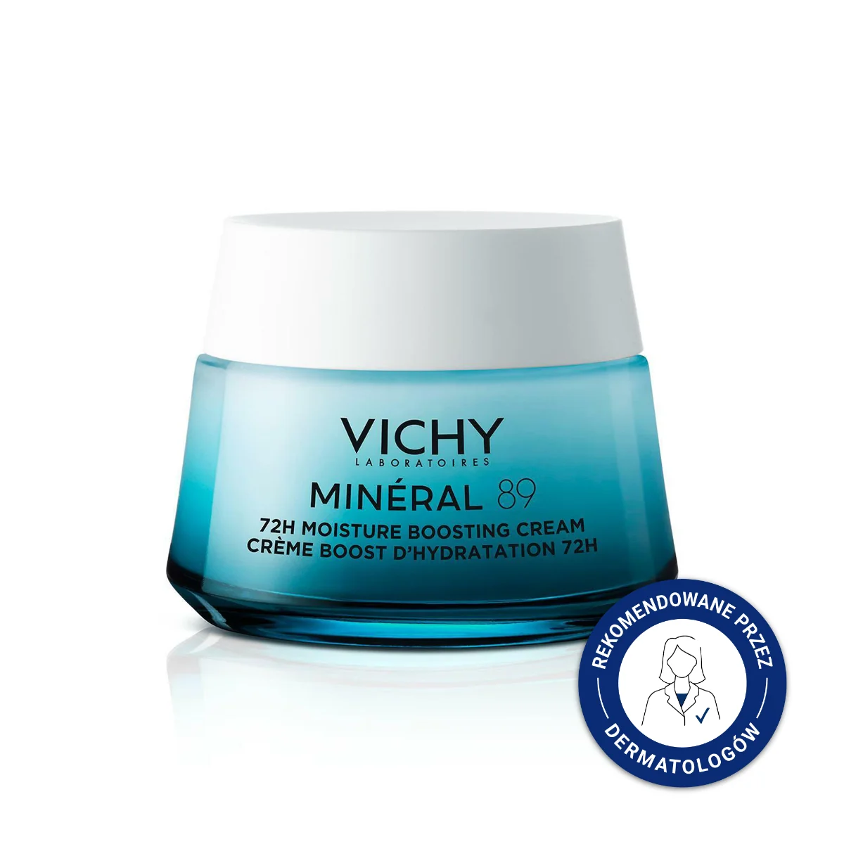 Vichy Minéral 89, lekki krem nawilżająco-odbudowujący 72h, 50 ml