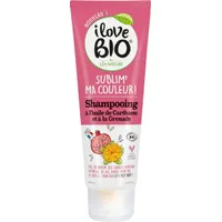 I Love BIO szampon do włosów farbowanych z olejem z krokosza i granatem, 250 ml