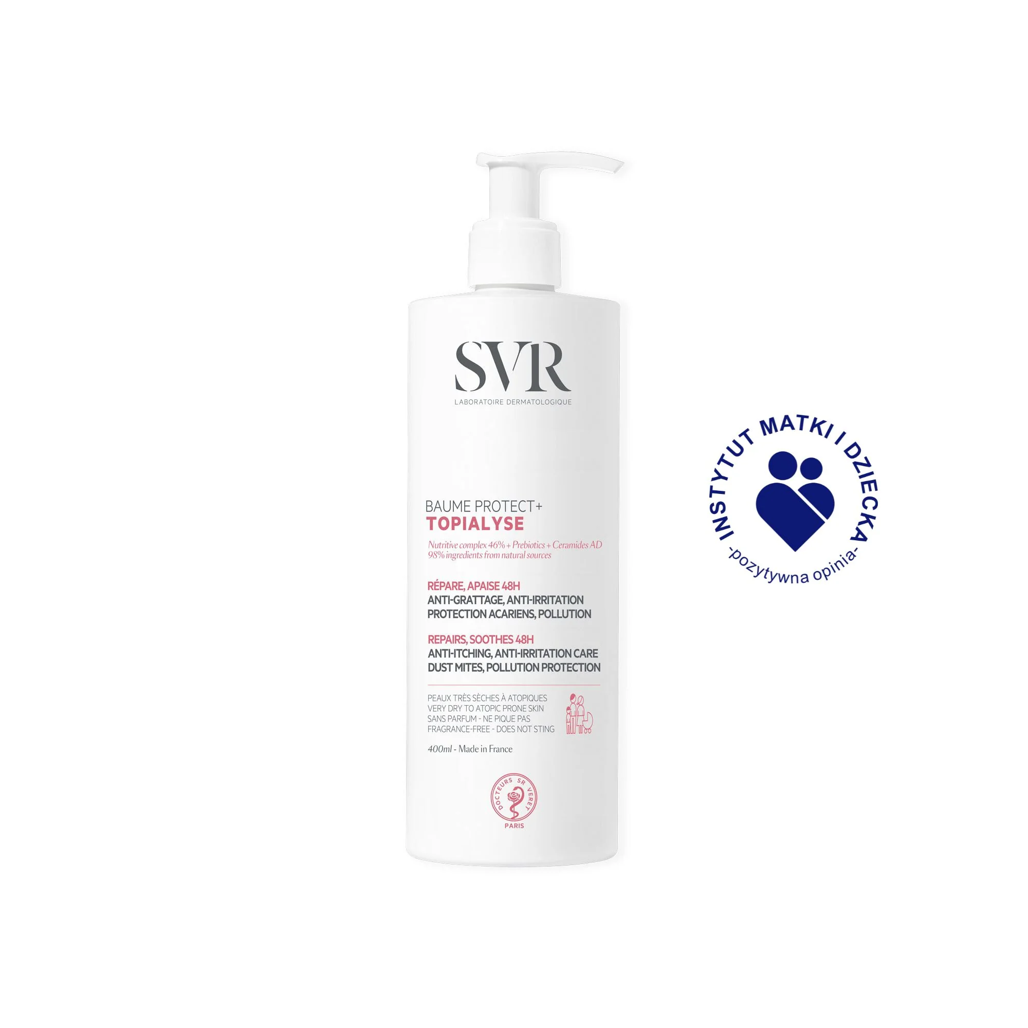 SVR Topialyse Baume Protect+, balsam, 400 ml