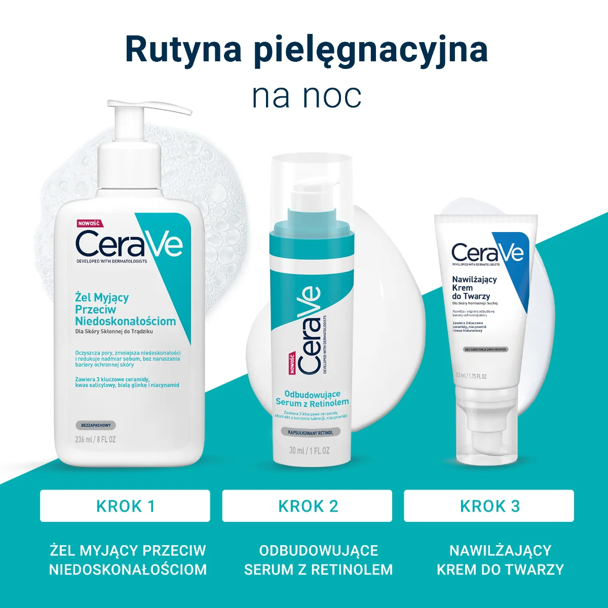 CeraVe odbudowujące serum z retinolem, 30 ml