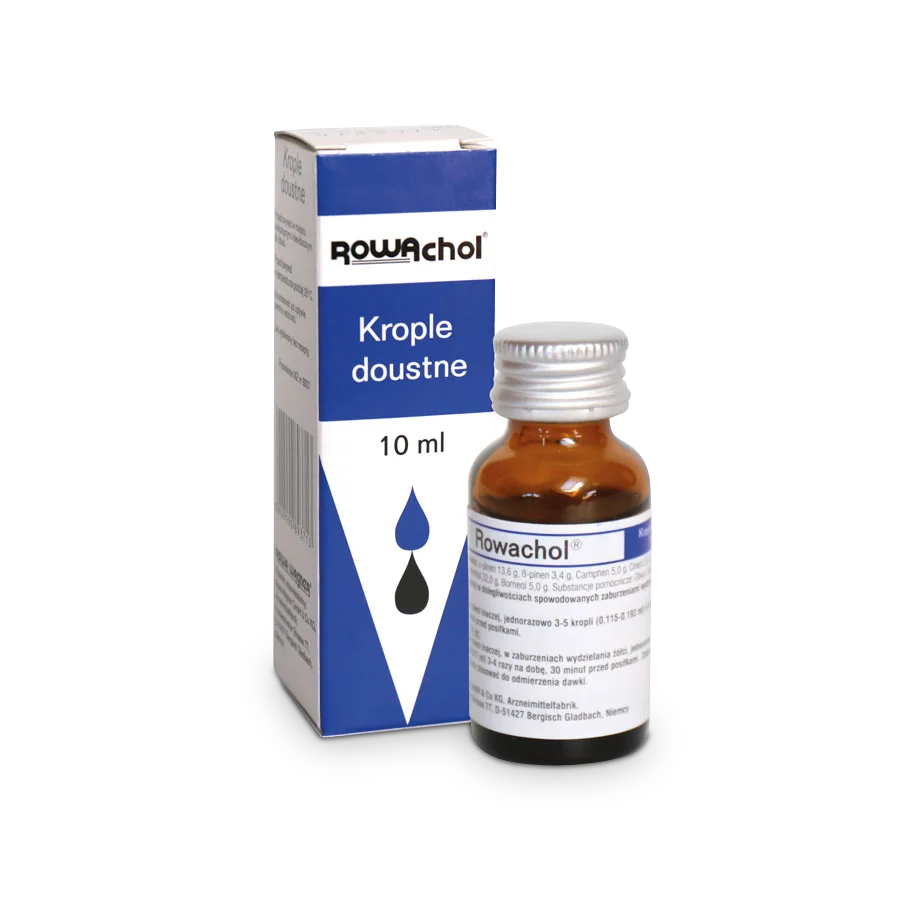 Rowachol, krople doustne, 10 ml