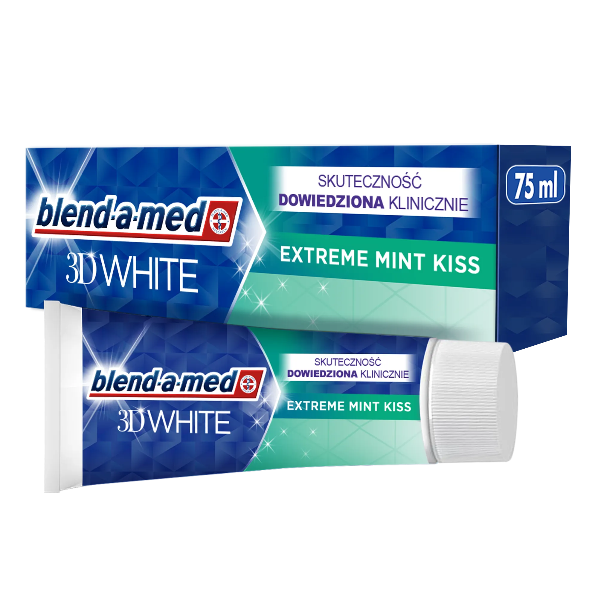 Blend-a-med 3D White Extreme Mint Kiss wybielająca pasta do zębów, 75 ml